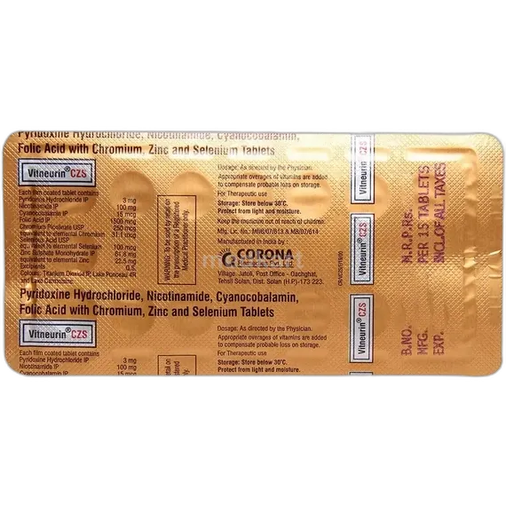 vitneurin czs tablet 15's